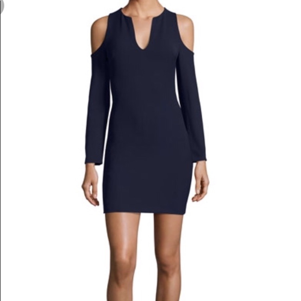 Alice and Olivia Niko Slim Cold Shoulder dress